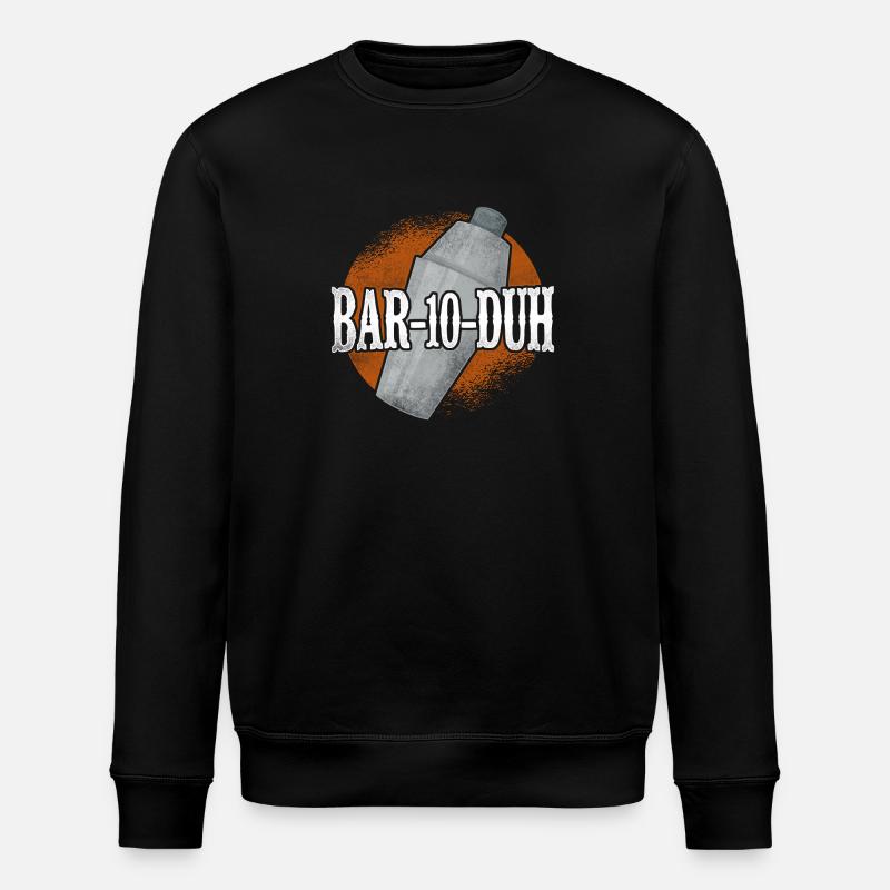 Barman Mixologue Bar-10-Duh - Sweat bio ROLLER Stanley/Stella Unisexe - noir