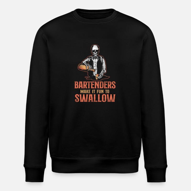 Bartender Mixologist Bartenders - Stanley/Stella ROLLER Unisex Organic Sweatshirt - black