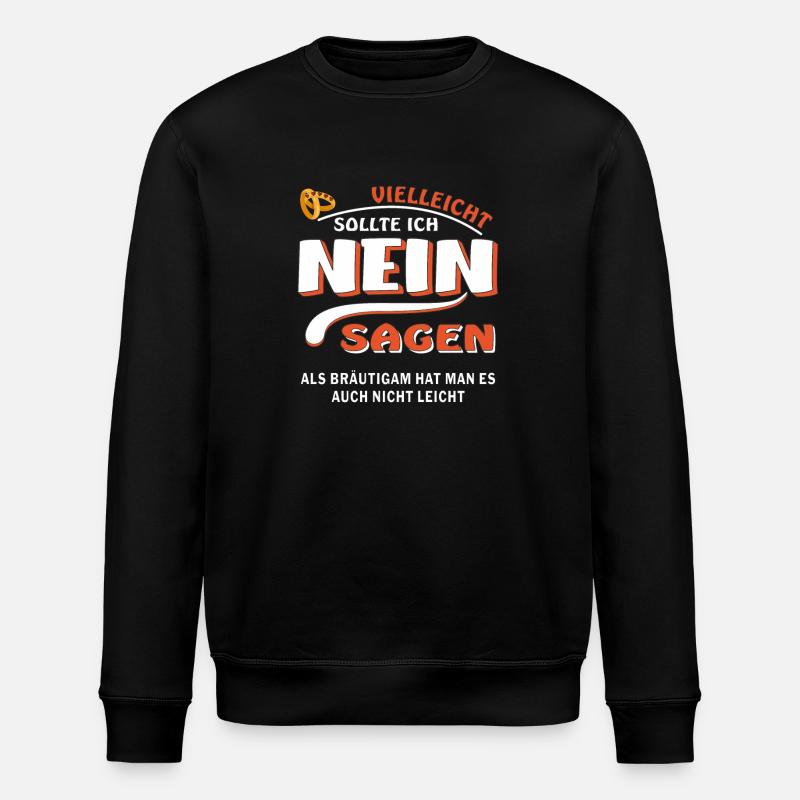DIRE NON AU MARIÉ - Sweat bio ROLLER Stanley/Stella Unisexe - noir