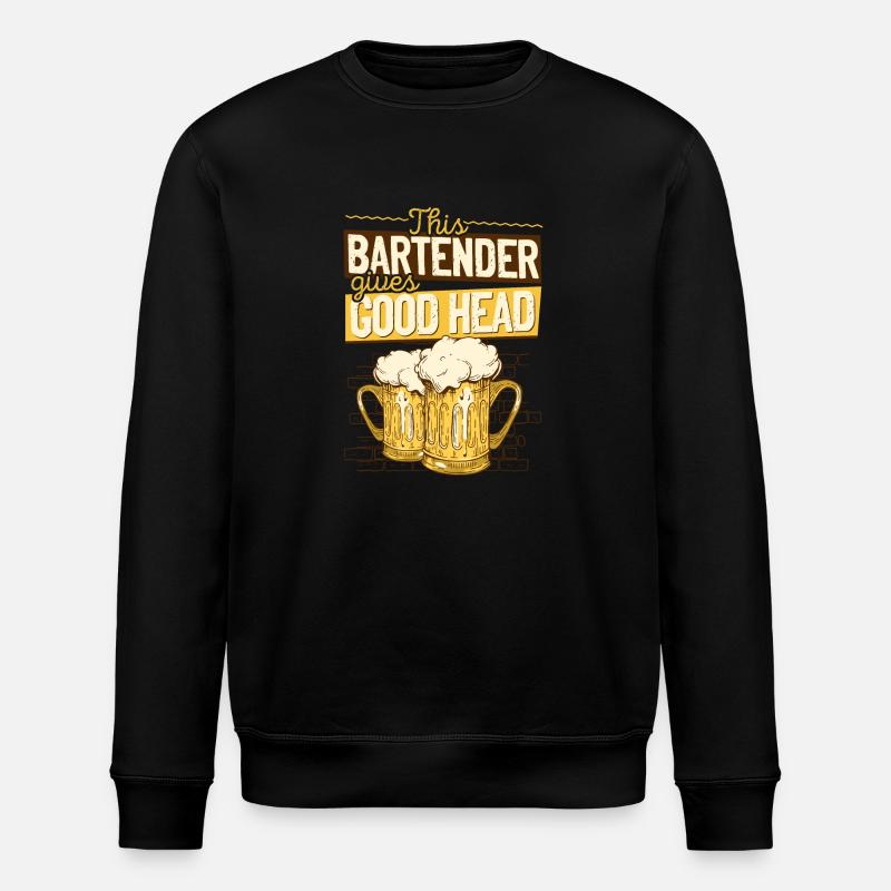 Bartender Mixologist This - Stanley/Stella Unisex Bio-Sweatshirt ROLLER - Schwarz