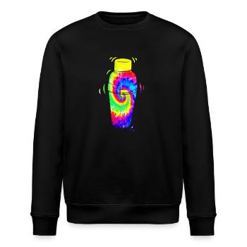 Bartender Mixologist Tie Dye - Stanley/Stella Unisex Bio-Sweatshirt ROLLER - Schwarz - Vorne - Nik (191cm)