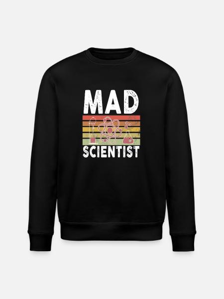 Mad Scientist - Stanley/Stella ROLLER Unisex Organic Sweatshirt - black
