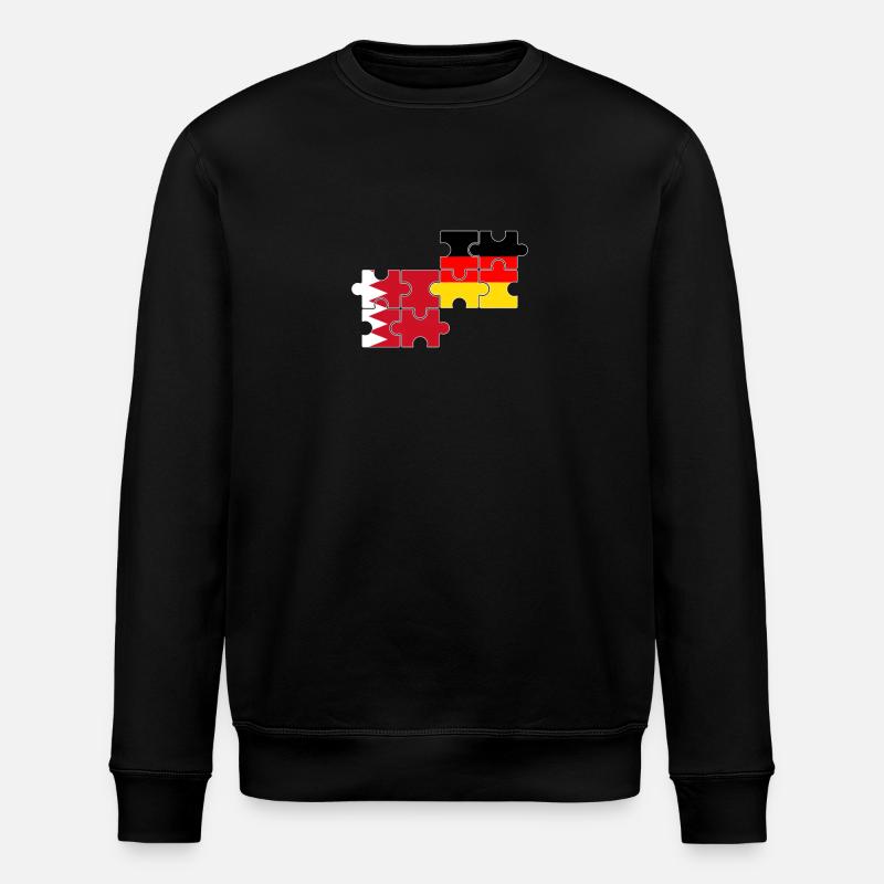 Bahreïn Allemagne Drapeau de Bahreïn - Sweat bio ROLLER Stanley/Stella Unisexe - noir