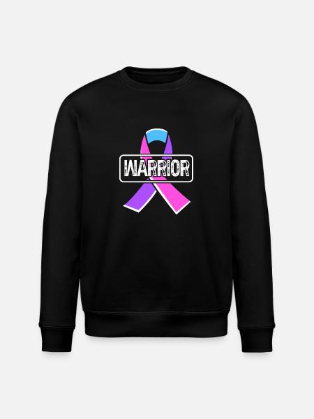 Thyroid cancer Thyroid cancer - Stanley/Stella ROLLER Unisex Organic Sweatshirt - black