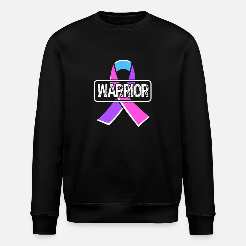 Thyroid cancer Thyroid cancer - Stanley/Stella ROLLER Unisex Organic Sweatshirt - black