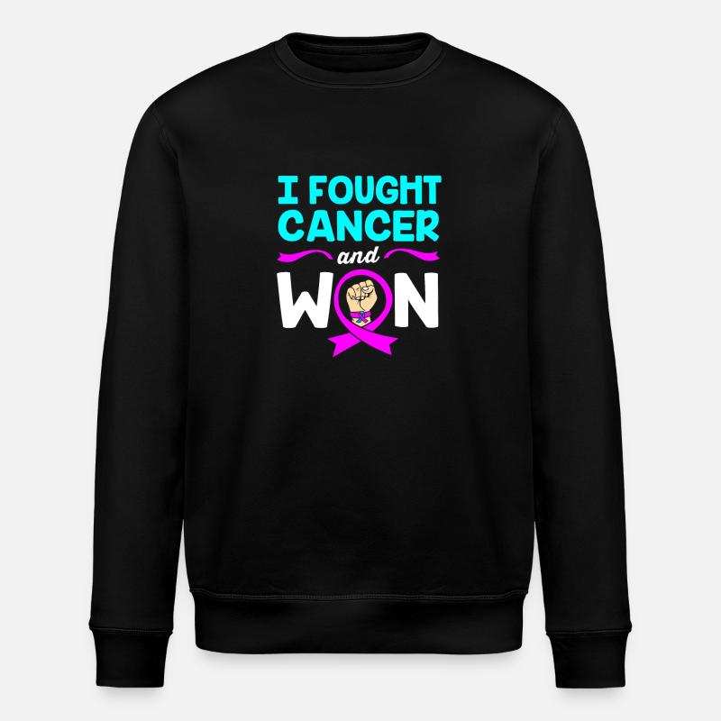 Thyroid cancer Thyroid cancer - Stanley/Stella ROLLER Unisex Organic Sweatshirt - black