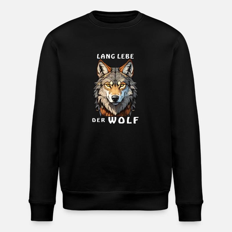 VIVE LE LOUP - Sweat bio ROLLER Stanley/Stella Unisexe - noir
