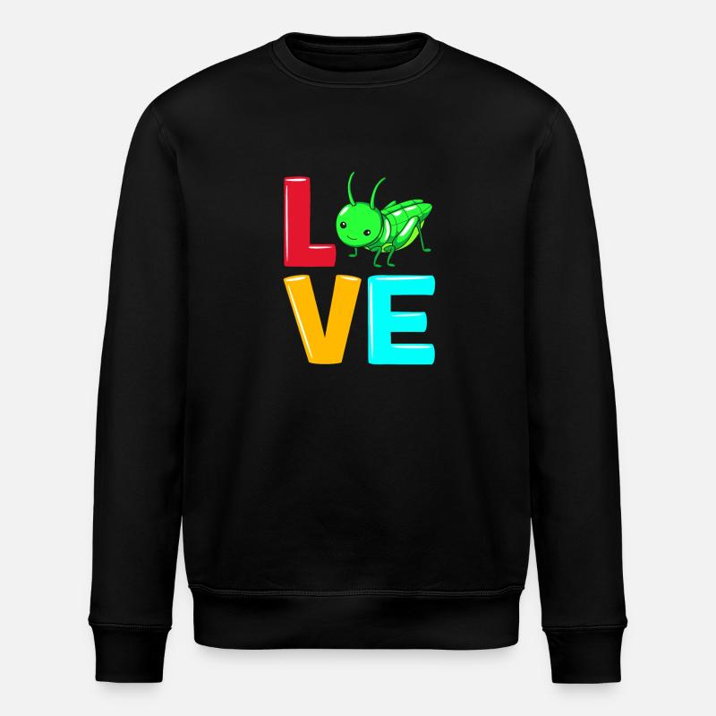 Sauterelle - Sweat bio ROLLER Stanley/Stella Unisexe - noir