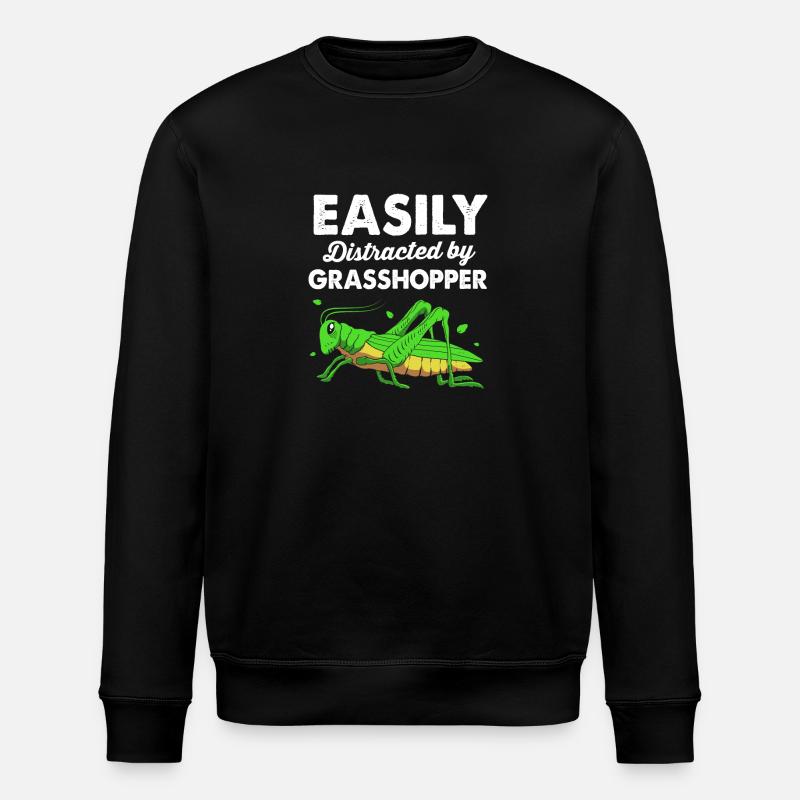 Grasshopper grasshopper - Stanley/Stella ROLLER Unisex Organic Sweatshirt - black