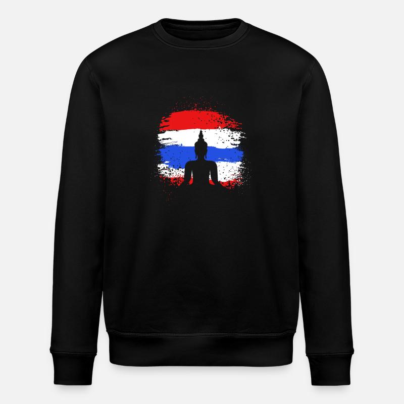 Thaïlande - Sweat bio ROLLER Stanley/Stella Unisexe - noir