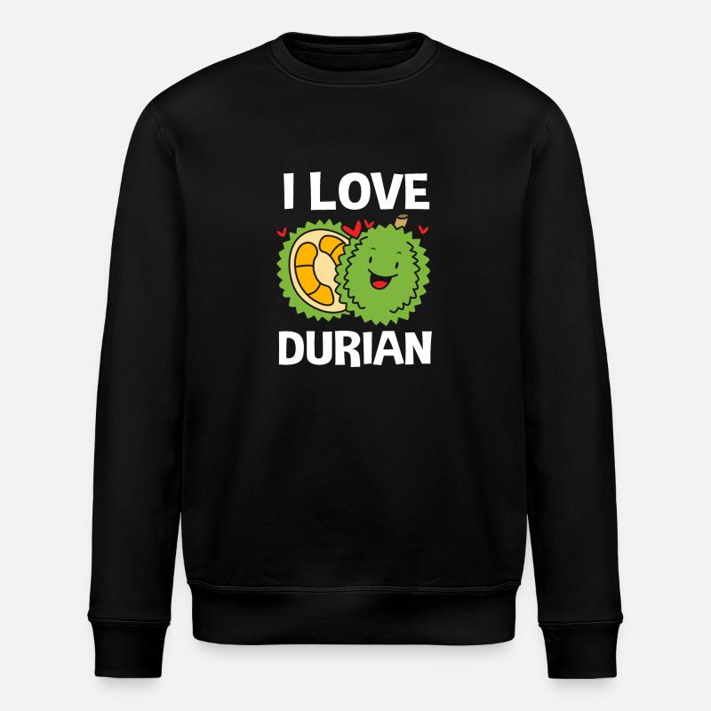 Fruit de durian thaïlandais - Sweat bio ROLLER Stanley/Stella Unisexe - noir