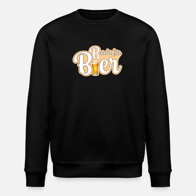 B comme bière - Sweat bio ROLLER Stanley/Stella Unisexe - noir