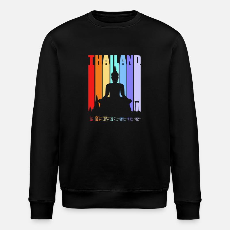 Thaï - Sweat bio ROLLER Stanley/Stella Unisexe - noir