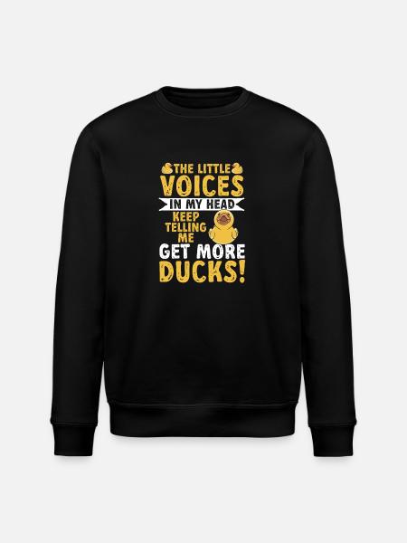 Rubber Duck Rubber Duck - Stanley/Stella ROLLER Unisex Organic Sweatshirt - black