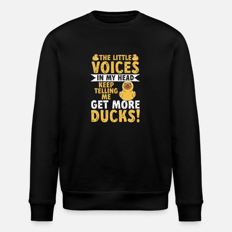 Rubber Duck Rubber Duck - Stanley/Stella ROLLER Unisex Organic Sweatshirt - black