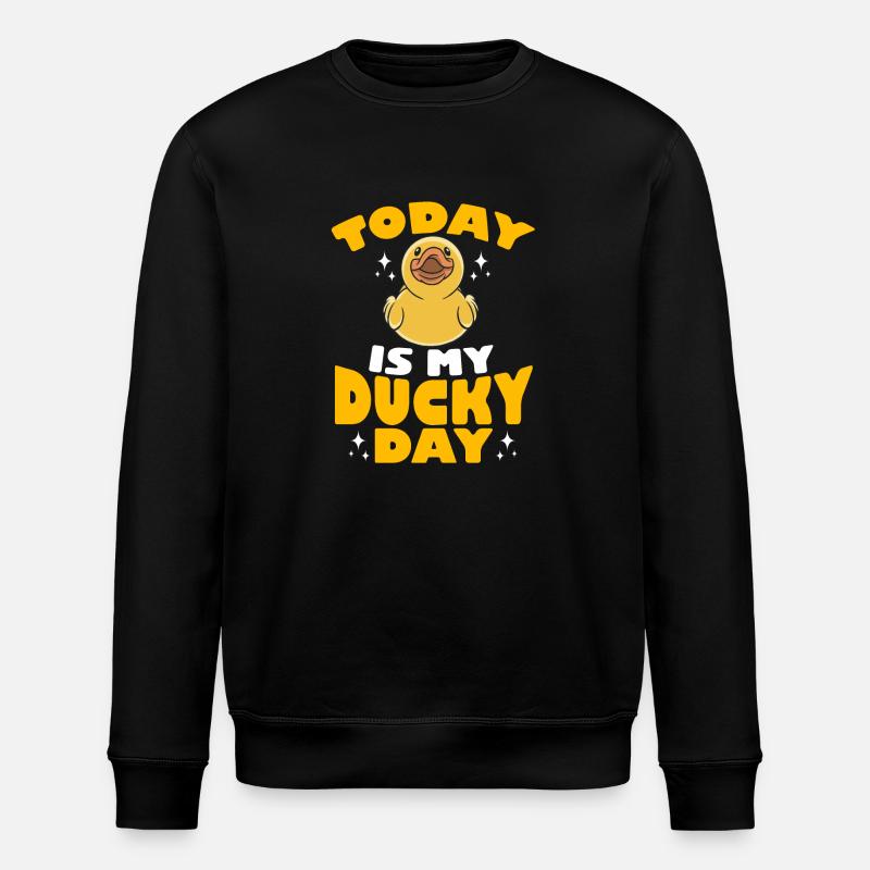 Rubber Duck Rubber Duck - Stanley/Stella ROLLER Unisex Organic Sweatshirt - black