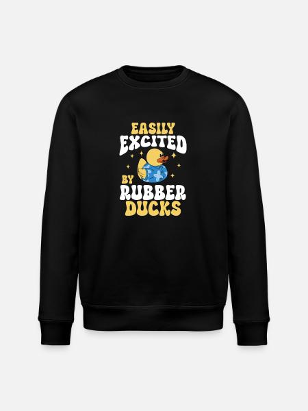 Rubber Duck Rubber Duck - Stanley/Stella ROLLER Unisex Organic Sweatshirt - black
