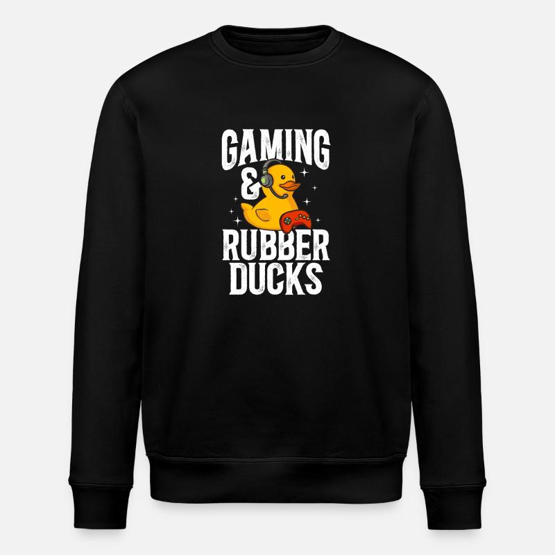 Rubber Duck Rubber Duck - Stanley/Stella ROLLER Unisex Organic Sweatshirt - black
