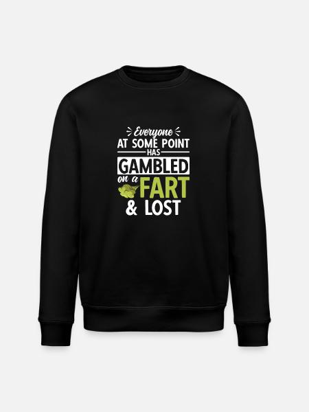 fart farting farting farting - Stanley/Stella ROLLER Unisex Organic Sweatshirt - black
