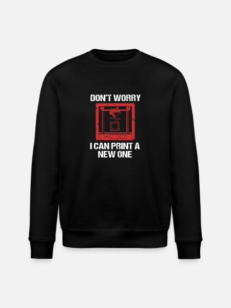 Impression 3D - Sweat bio ROLLER Stanley/Stella Unisexe - noir