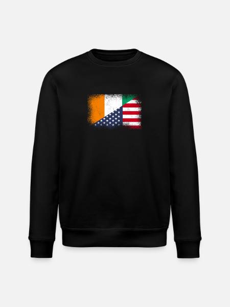 Côte d'Ivoire, United States - Stanley/Stella ROLLER Unisex Organic Sweatshirt - black