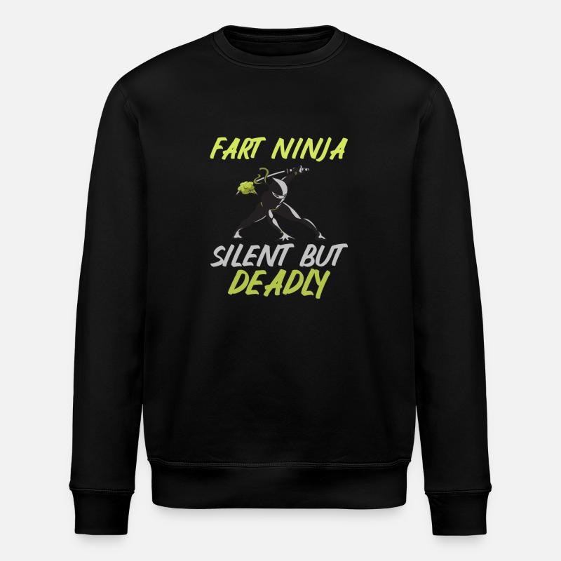 pet pète pète pète - Sweat bio ROLLER Stanley/Stella Unisexe - noir