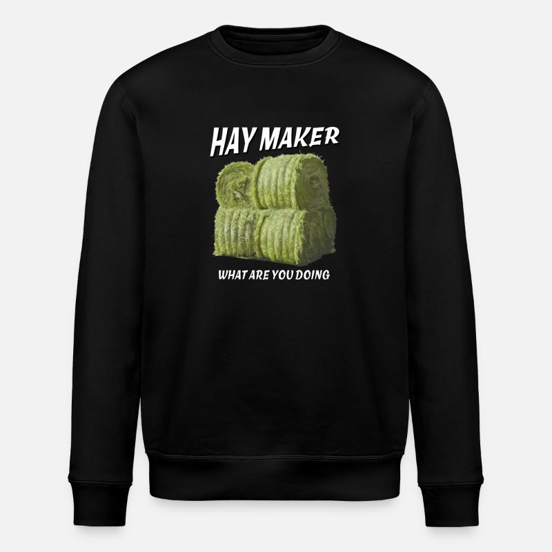 HAY MAKER - Stanley/Stella Unisex Bio-Sweatshirt ROLLER - Schwarz