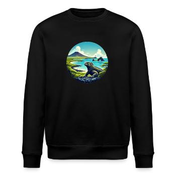 Ecuador Quito Guayaquil Ecuadorianische - Stanley/Stella Unisex Bio-Sweatshirt ROLLER - Schwarz - Vorne - Nik (191cm)