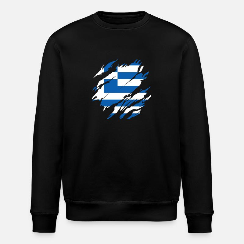 Grecs Grèce - Sweat bio ROLLER Stanley/Stella Unisexe - noir