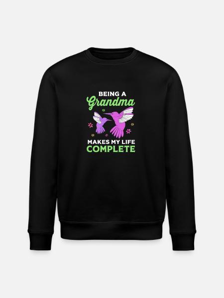 Hummingbird - Stanley/Stella ROLLER Unisex Organic Sweatshirt - black
