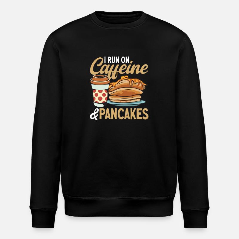 Pancake Breakfast Pancakes - Stanley/Stella ROLLER Unisex Organic Sweatshirt - black