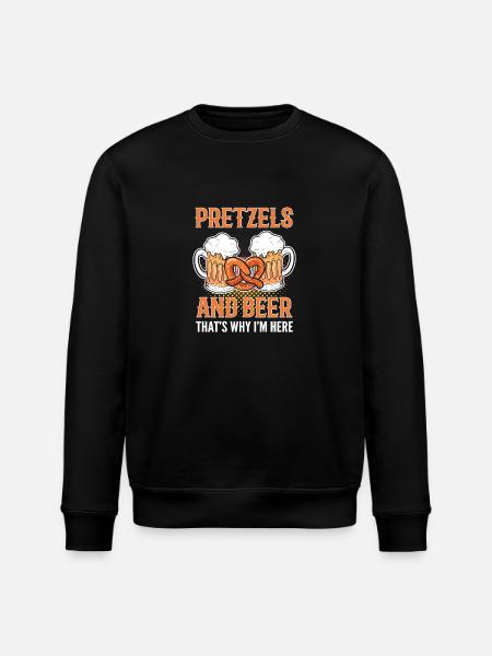 Deutschland Bretzel - Stanley/Stella Unisex Bio-Sweatshirt ROLLER - Schwarz