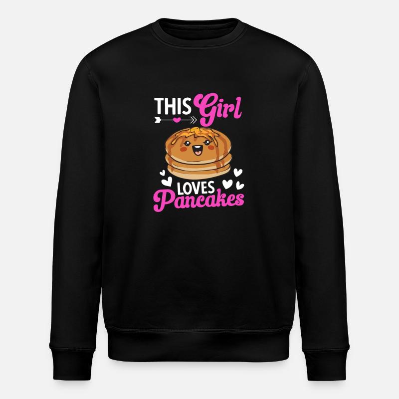 Crêpes Petit-déjeuner Crêpes - Sweat bio ROLLER Stanley/Stella Unisexe - noir