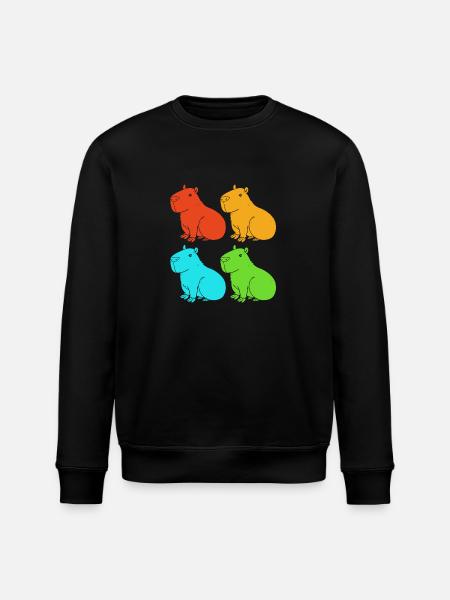 Capybara - Sweat bio ROLLER Stanley/Stella Unisexe - noir