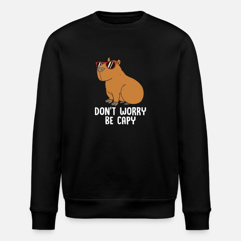 Capybara - Sweat bio ROLLER Stanley/Stella Unisexe - noir