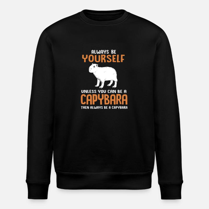 Capybara - Sweat bio ROLLER Stanley/Stella Unisexe - noir