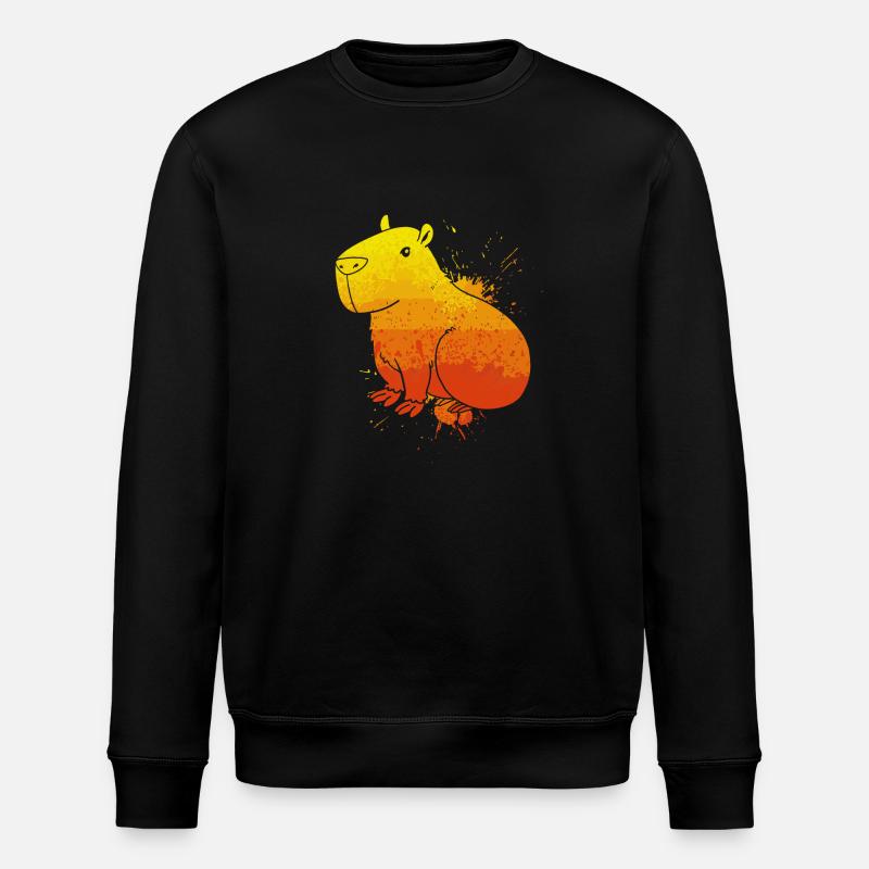 Capybara - Stanley/Stella ROLLER Unisex Organic Sweatshirt - black