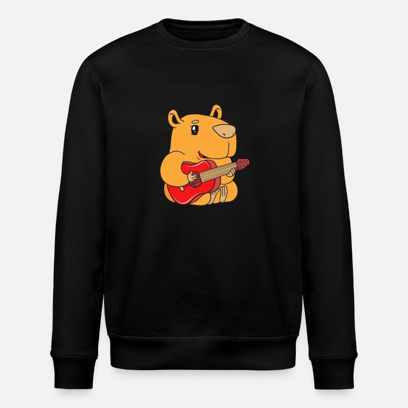 Capybara - Stanley/Stella ROLLER Unisex Organic Sweatshirt - black