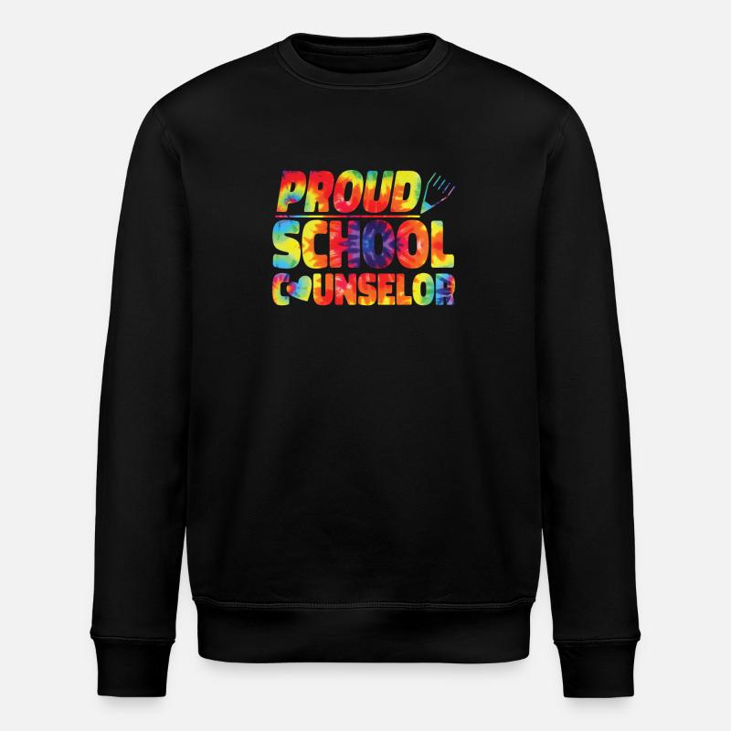 Conseiller scolaire Tie Dye Proud - Sweat bio ROLLER Stanley/Stella Unisexe - noir