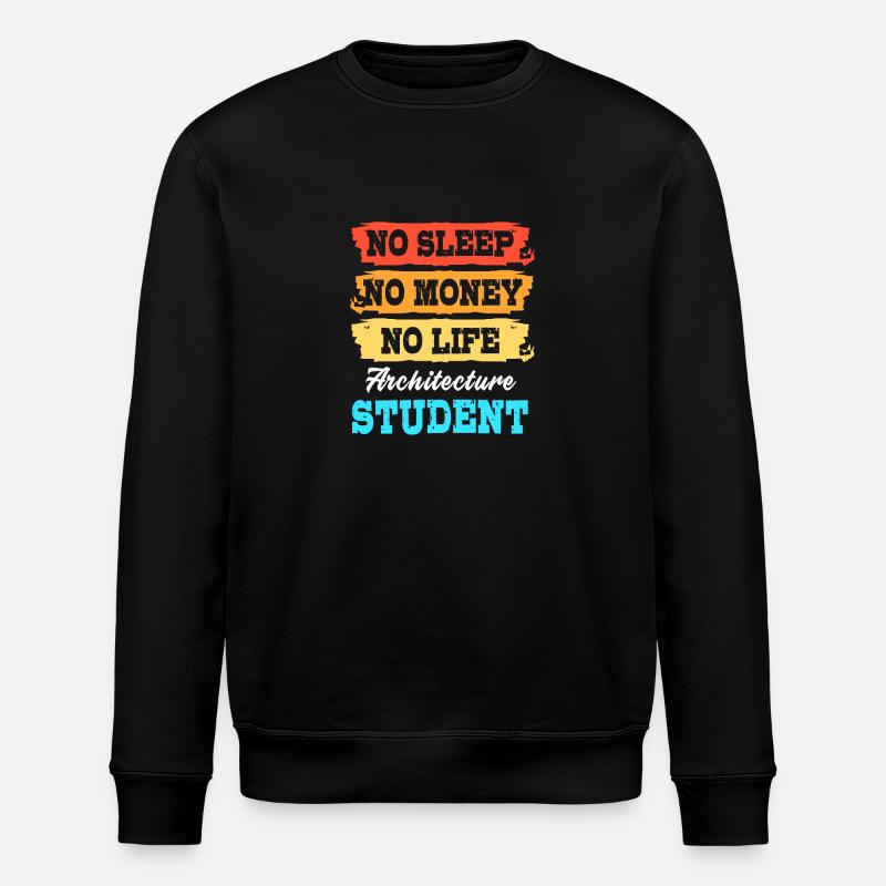 Architektur - Stanley/Stella Unisex Bio-Sweatshirt ROLLER - Schwarz