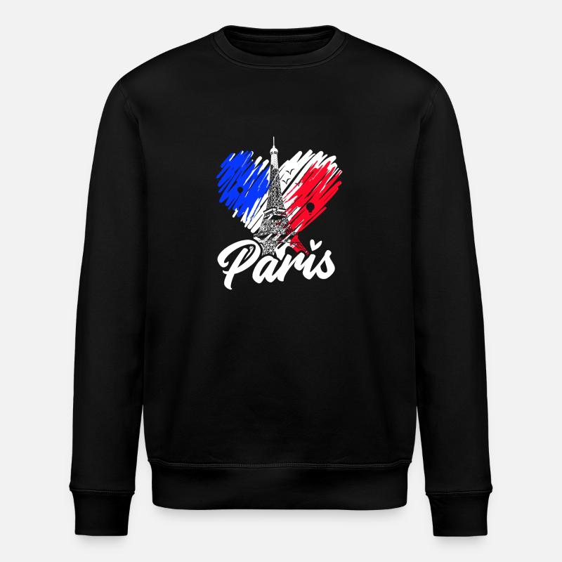 France - Stanley/Stella ROLLER Unisex Organic Sweatshirt - black