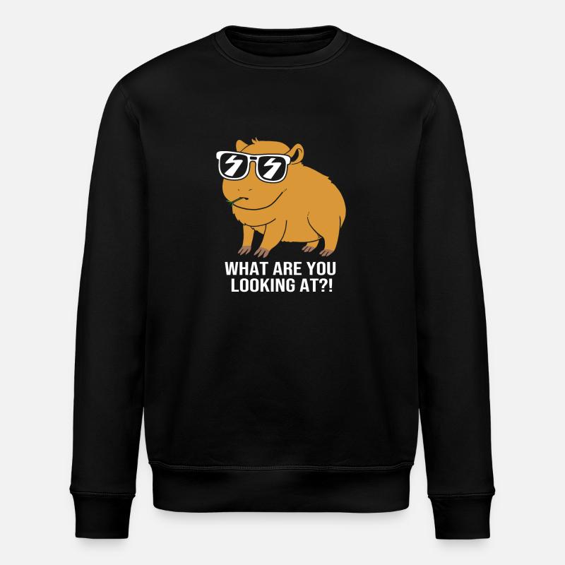 Capybara - Sweat bio ROLLER Stanley/Stella Unisexe - noir