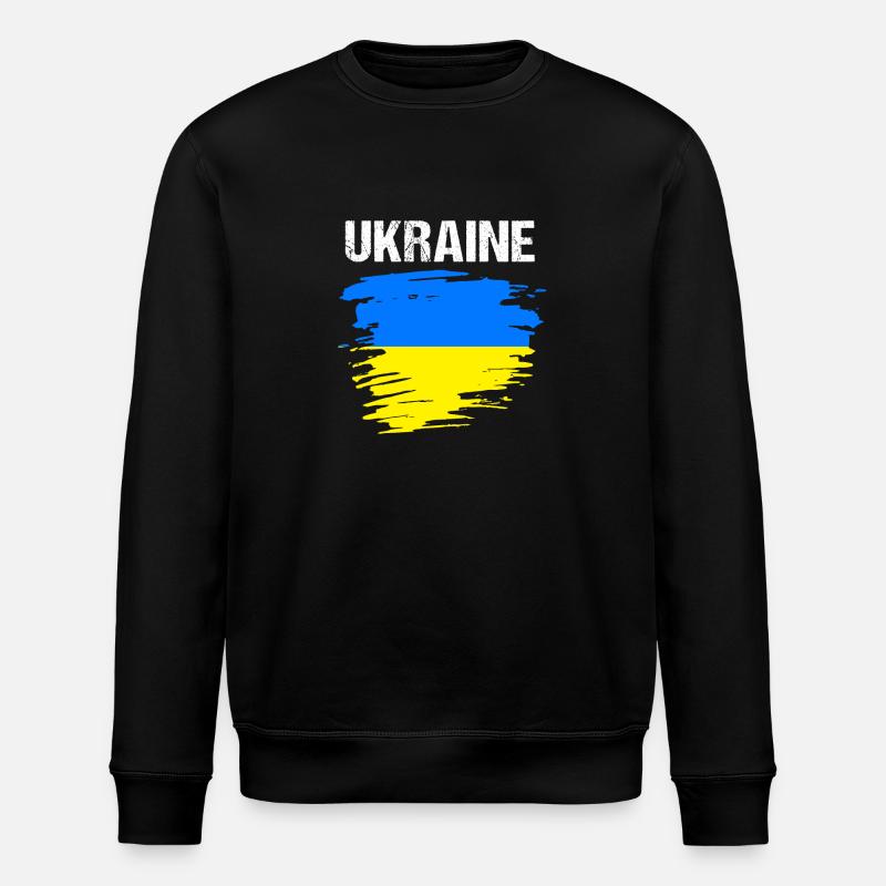 Ukraine - Stanley/Stella Unisex Bio-Sweatshirt ROLLER - Schwarz