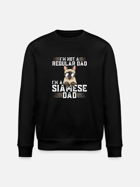 Siamese Cat Siamese Cat - Stanley/Stella ROLLER Unisex Organic Sweatshirt - black