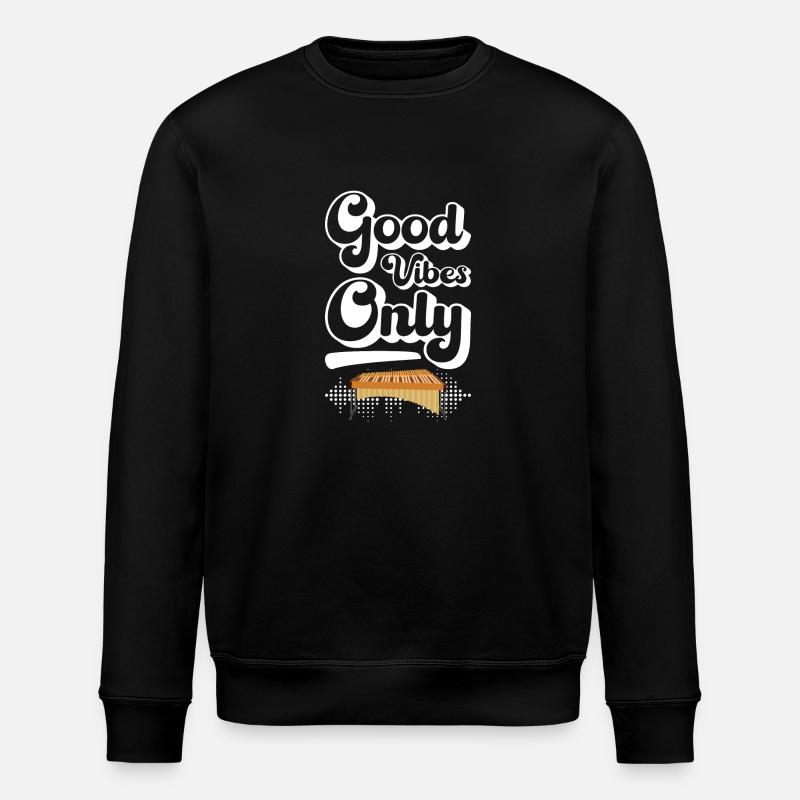 Vibraphon, vibraphonist - Stanley/Stella ROLLER Unisex Organic Sweatshirt - black