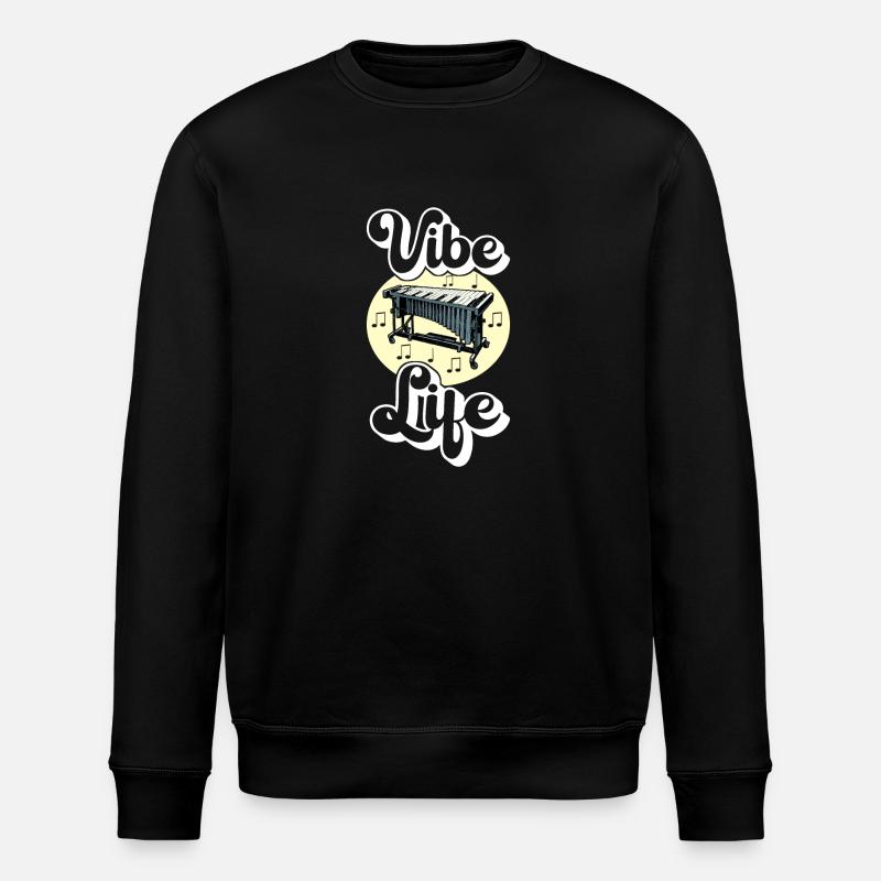 Vibraphon, vibraphonist - Stanley/Stella ROLLER Unisex Organic Sweatshirt - black