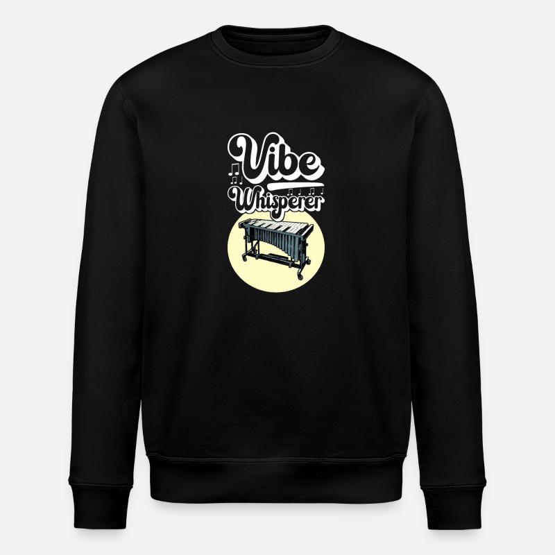 Vibraphon, vibraphonist - Stanley/Stella ROLLER Unisex Organic Sweatshirt - black