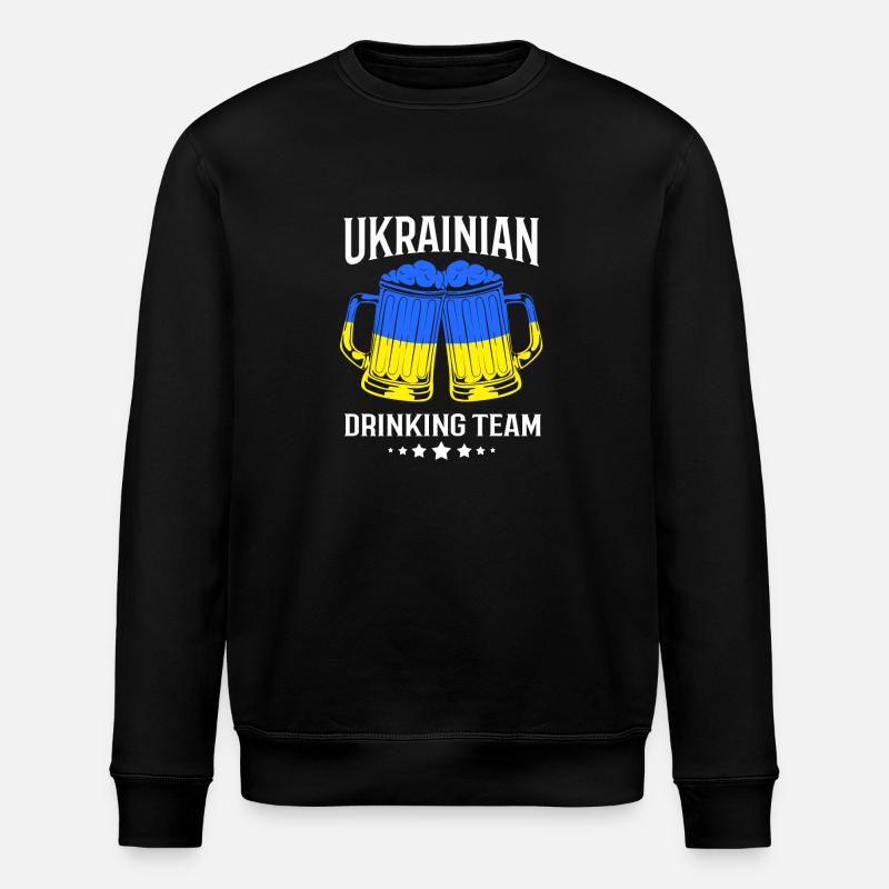 Ukraine - Stanley/Stella Unisex Bio-Sweatshirt ROLLER - Schwarz
