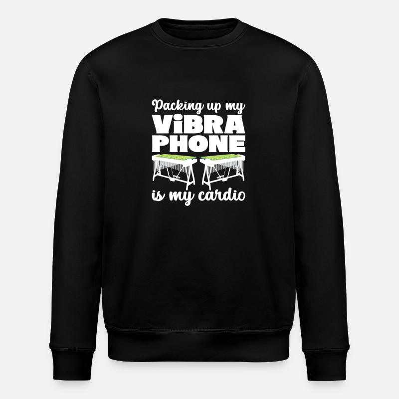Vibraphon, vibraphonist - Stanley/Stella ROLLER Unisex Organic Sweatshirt - black