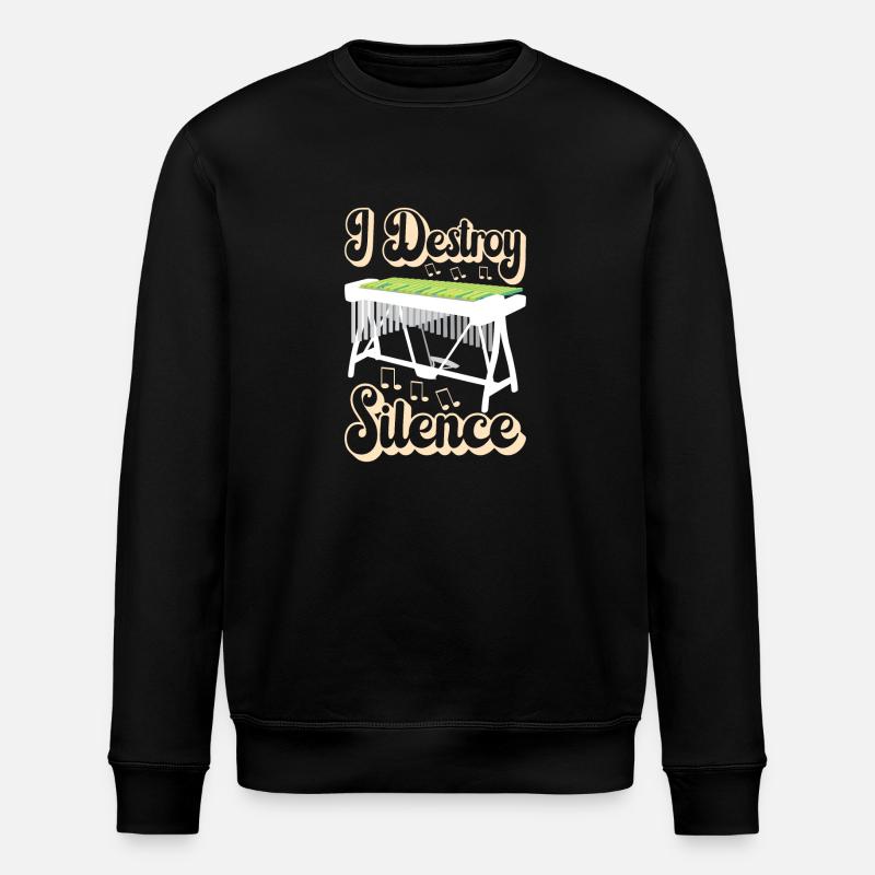 Vibraphon, vibraphonist - Stanley/Stella ROLLER Unisex Organic Sweatshirt - black